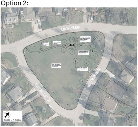 Rosel Park Design Option #2