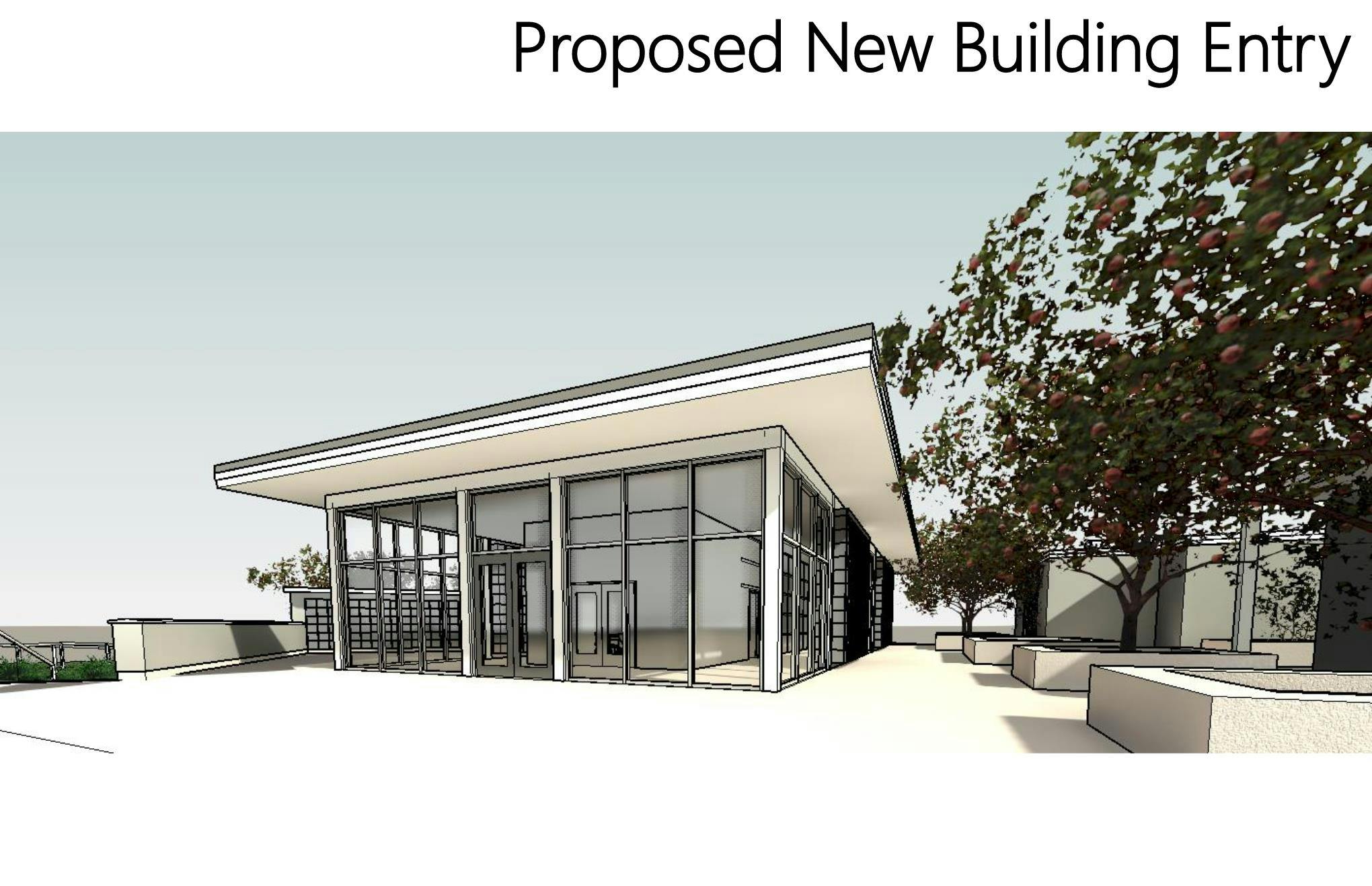 Proposed New Building Entry