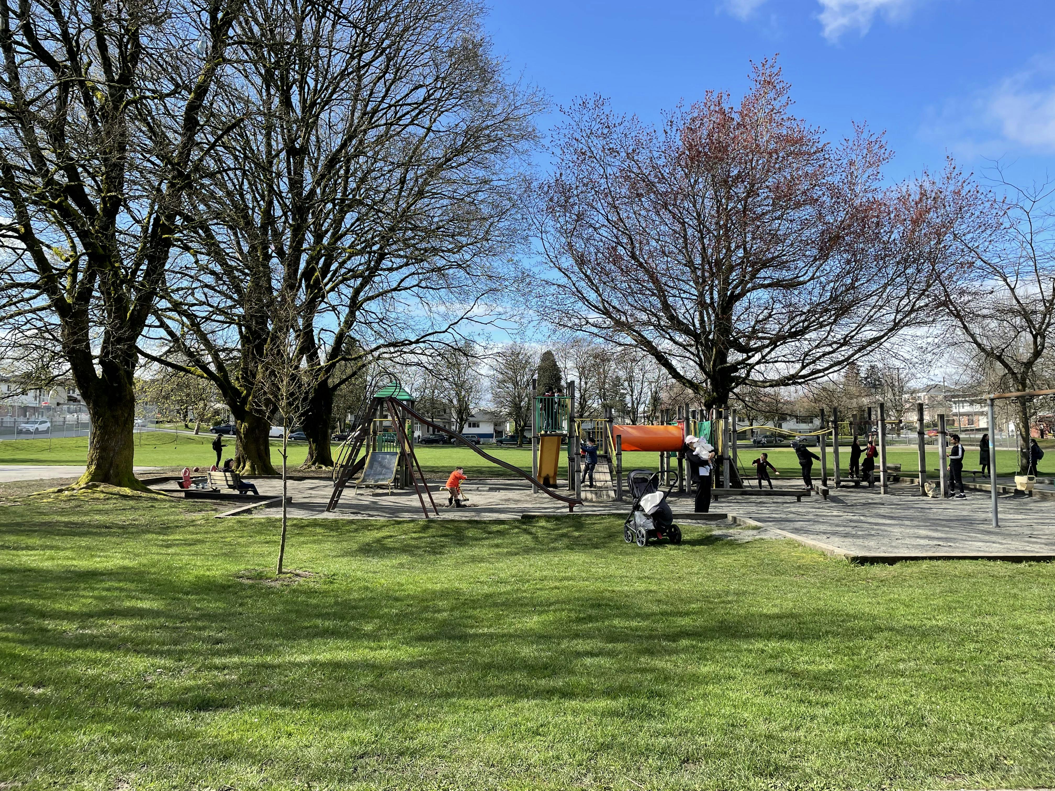 Collingwood Park - existing playground condition