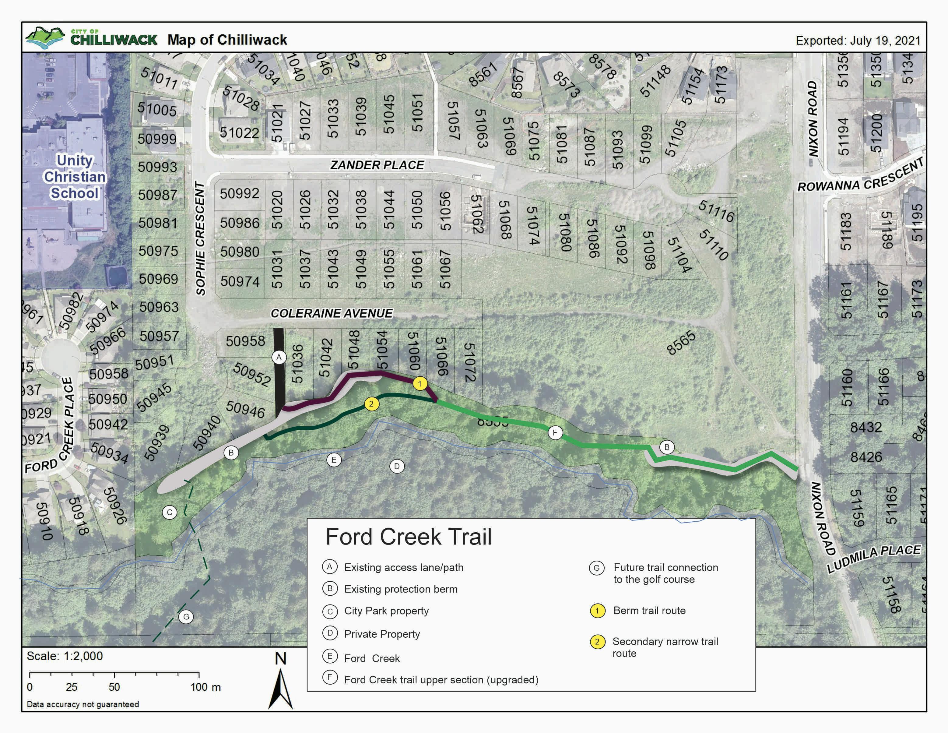 Ford Creek Trail Map
