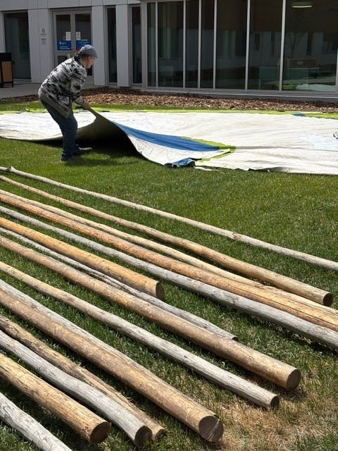 GPRH Tipi Raising