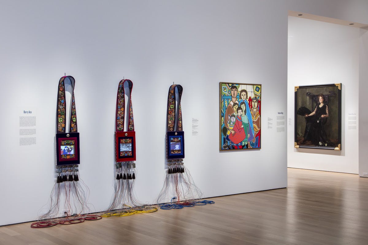 AGO installation view, J.S. McLean Centre for Indigenous and Canadian Art, AGO,