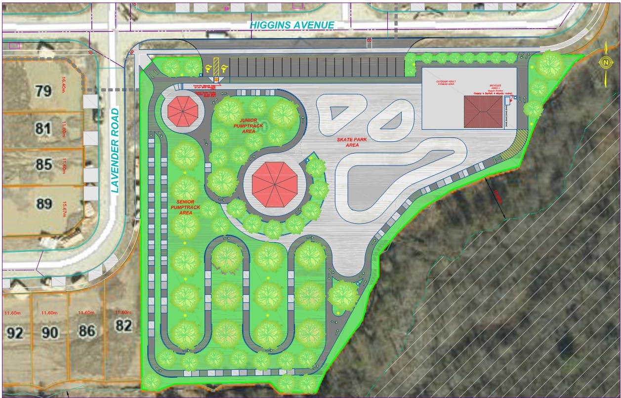 Legacy Area 2 Park - Proposed park design