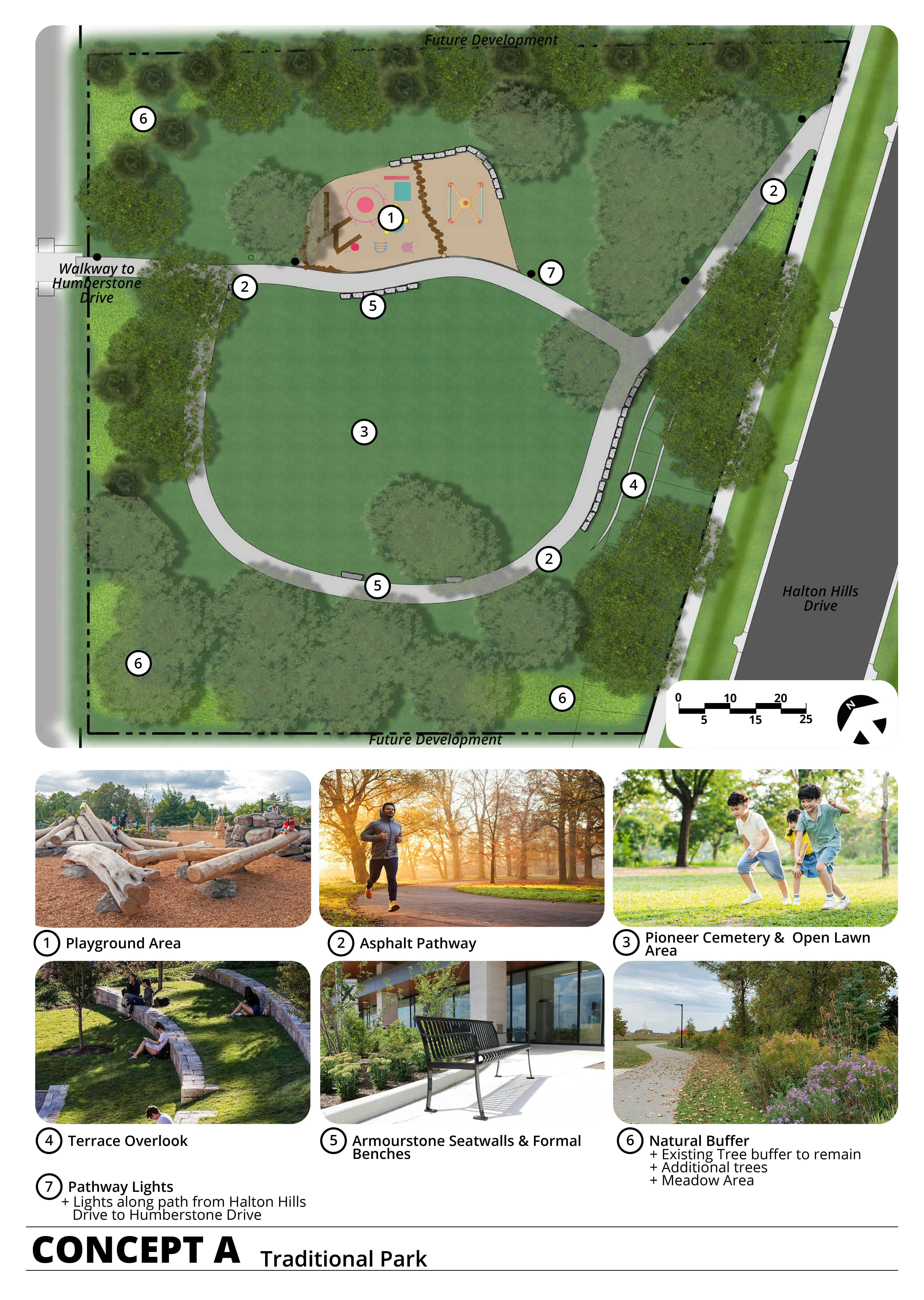 Initial Survey - Concept A - Traditional Park 