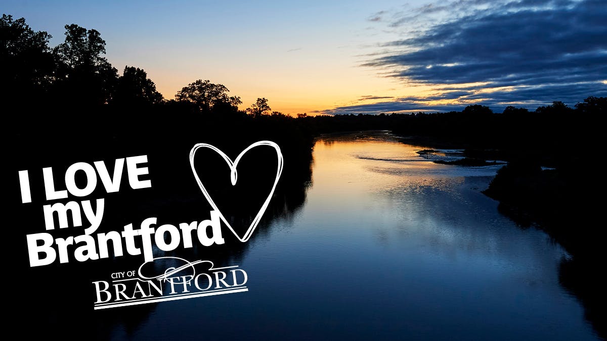 The Grand River in Brantford