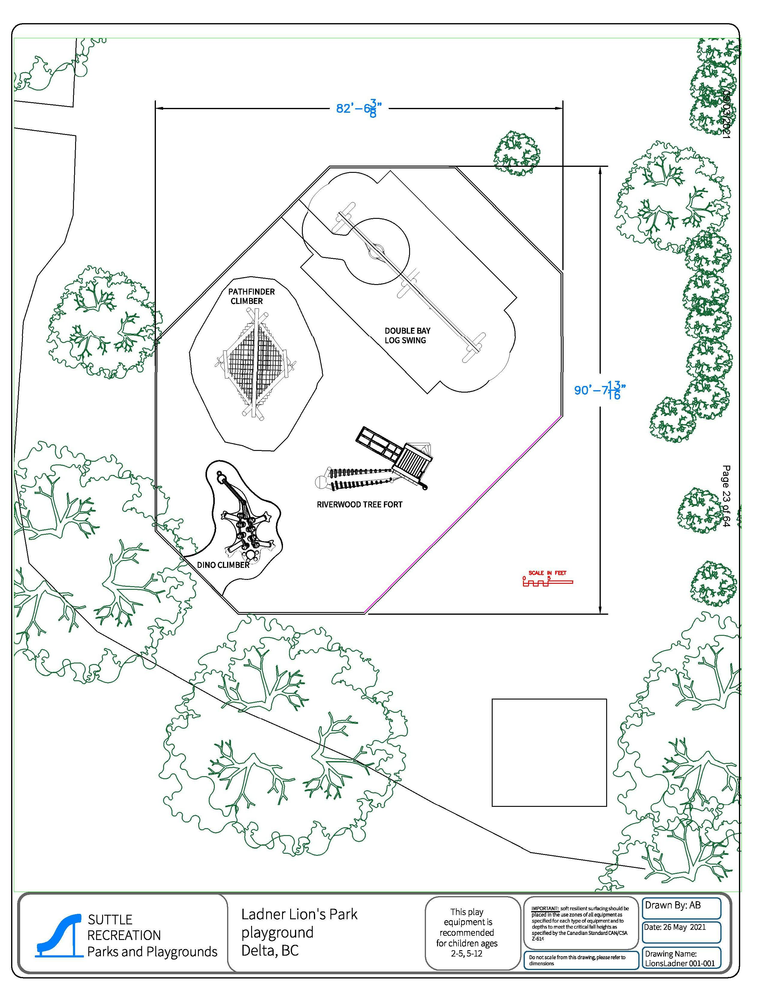 Ladner Lions Park - Concept Plan