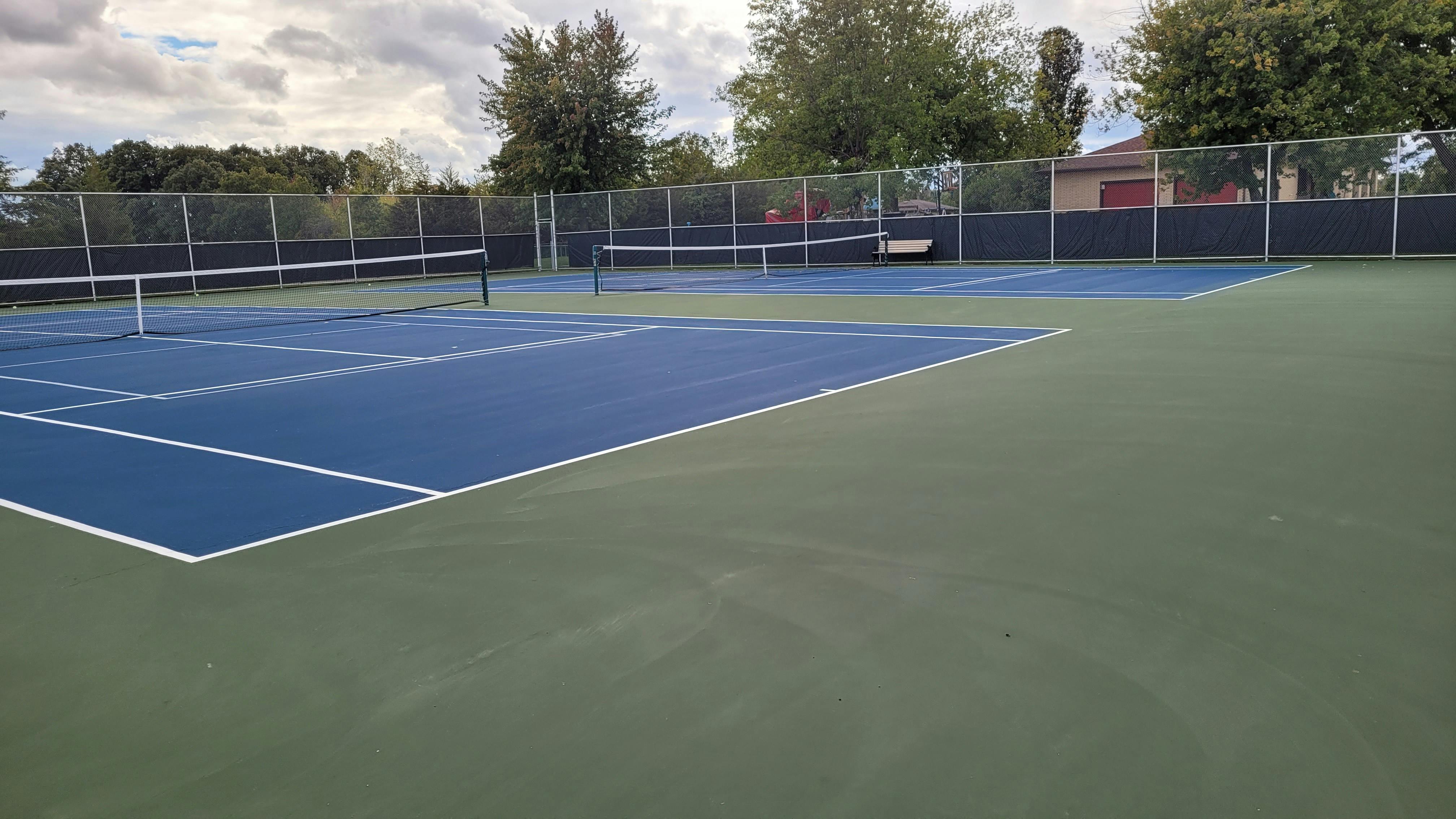 Existing tennis courts