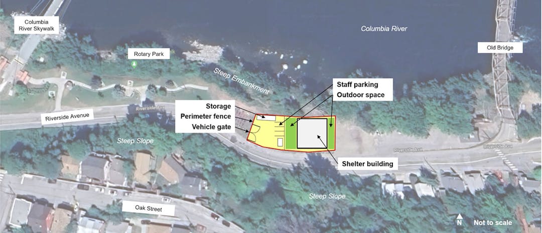 Aerial shot of property with many lines drawn over it to map out plots and dimensions