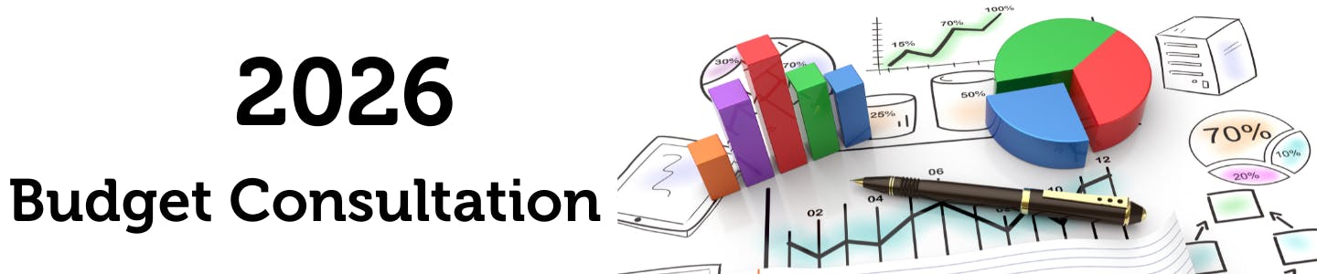 2026 budget consultation banner
