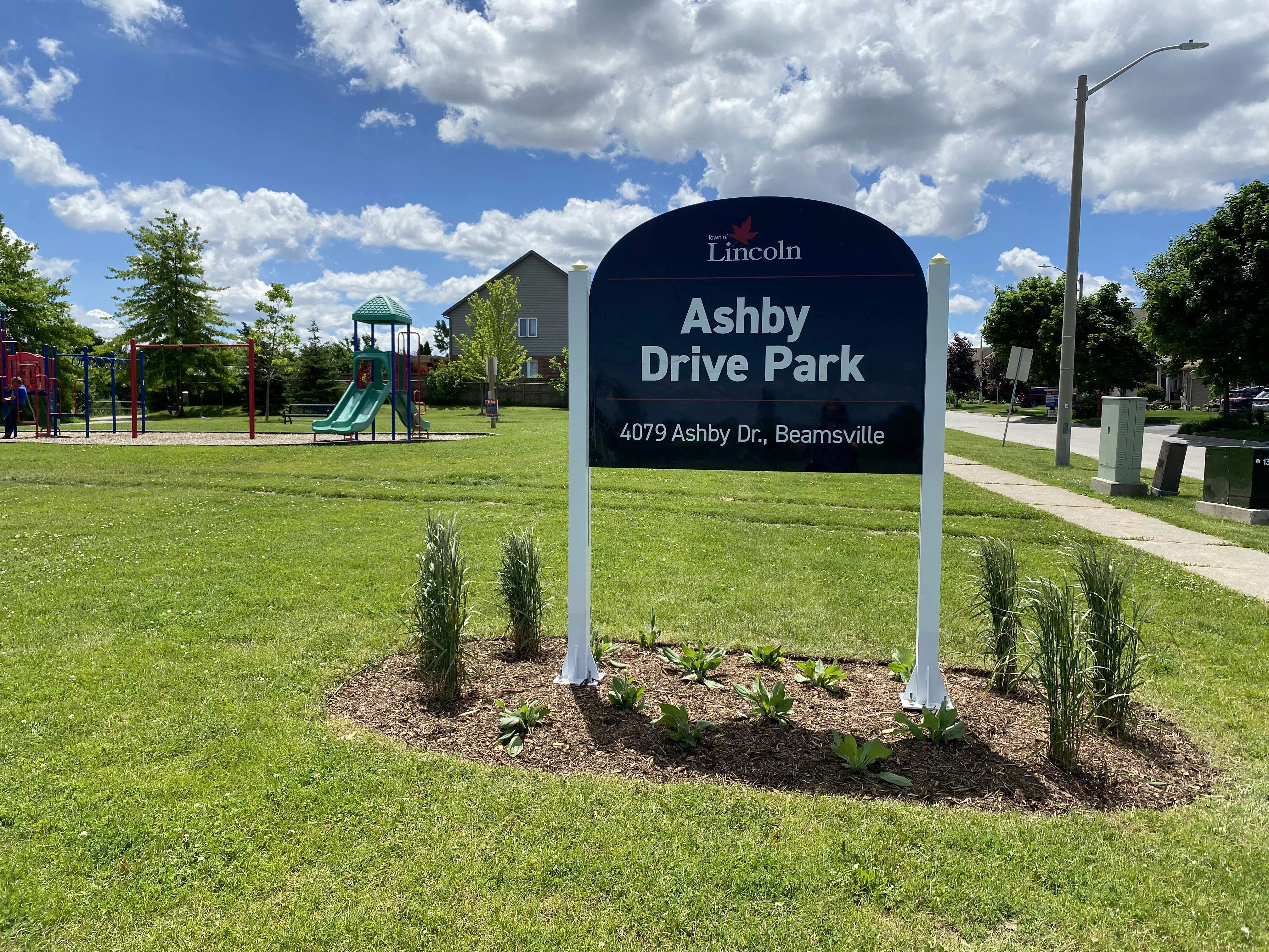 New Park Sign