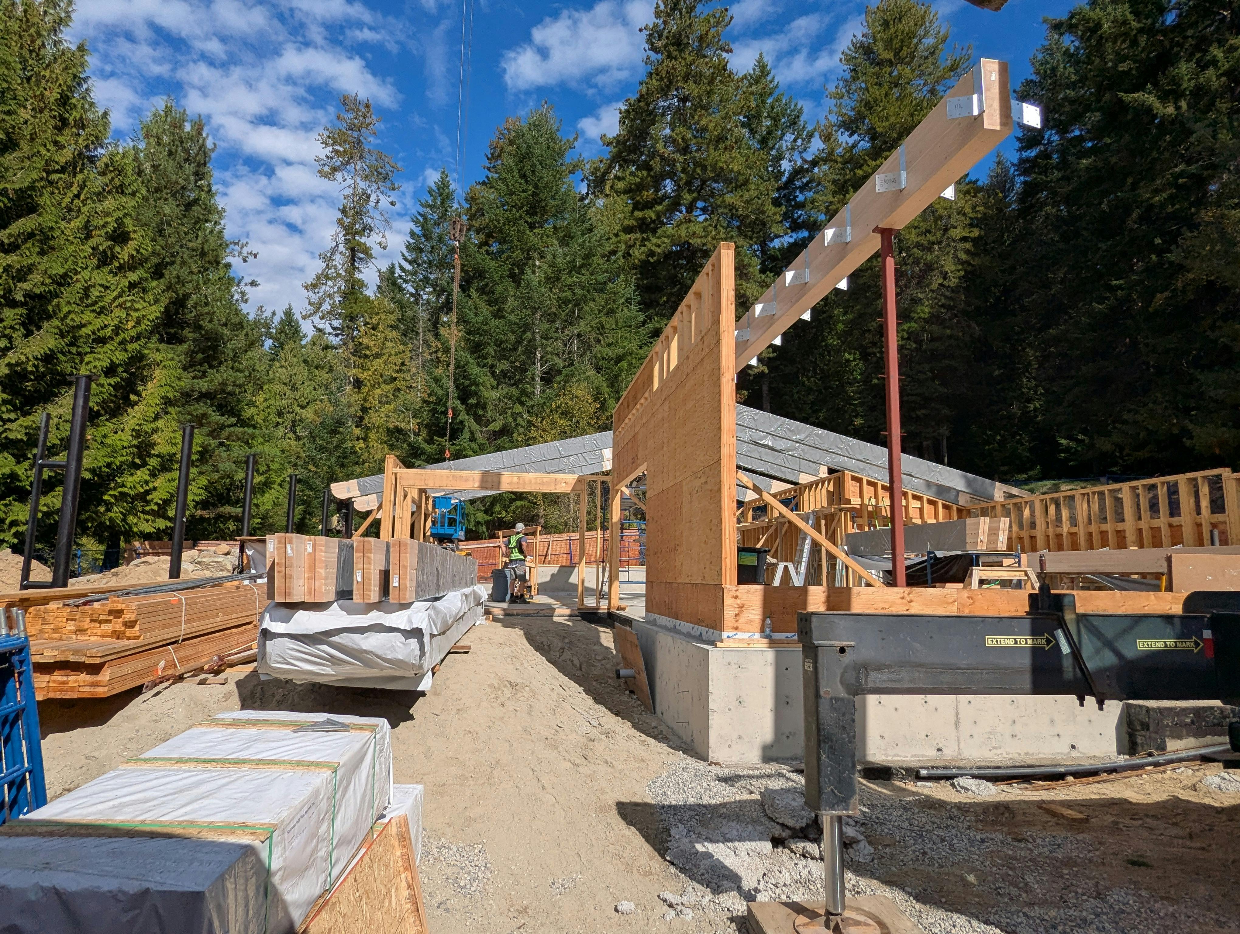 September - Roof Trusses Install