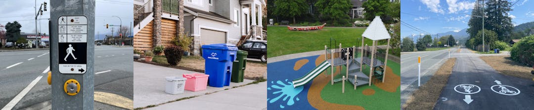 Four photos of Chilliwack. 