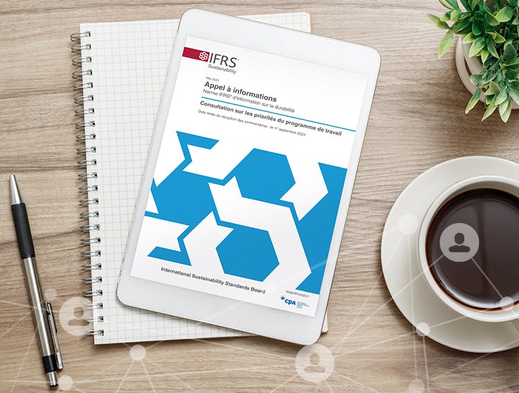 Consultation au Canada sur les priorités du programme de travail de l’ISSB en vue d’un élargissement des sujets traités dans ses normes