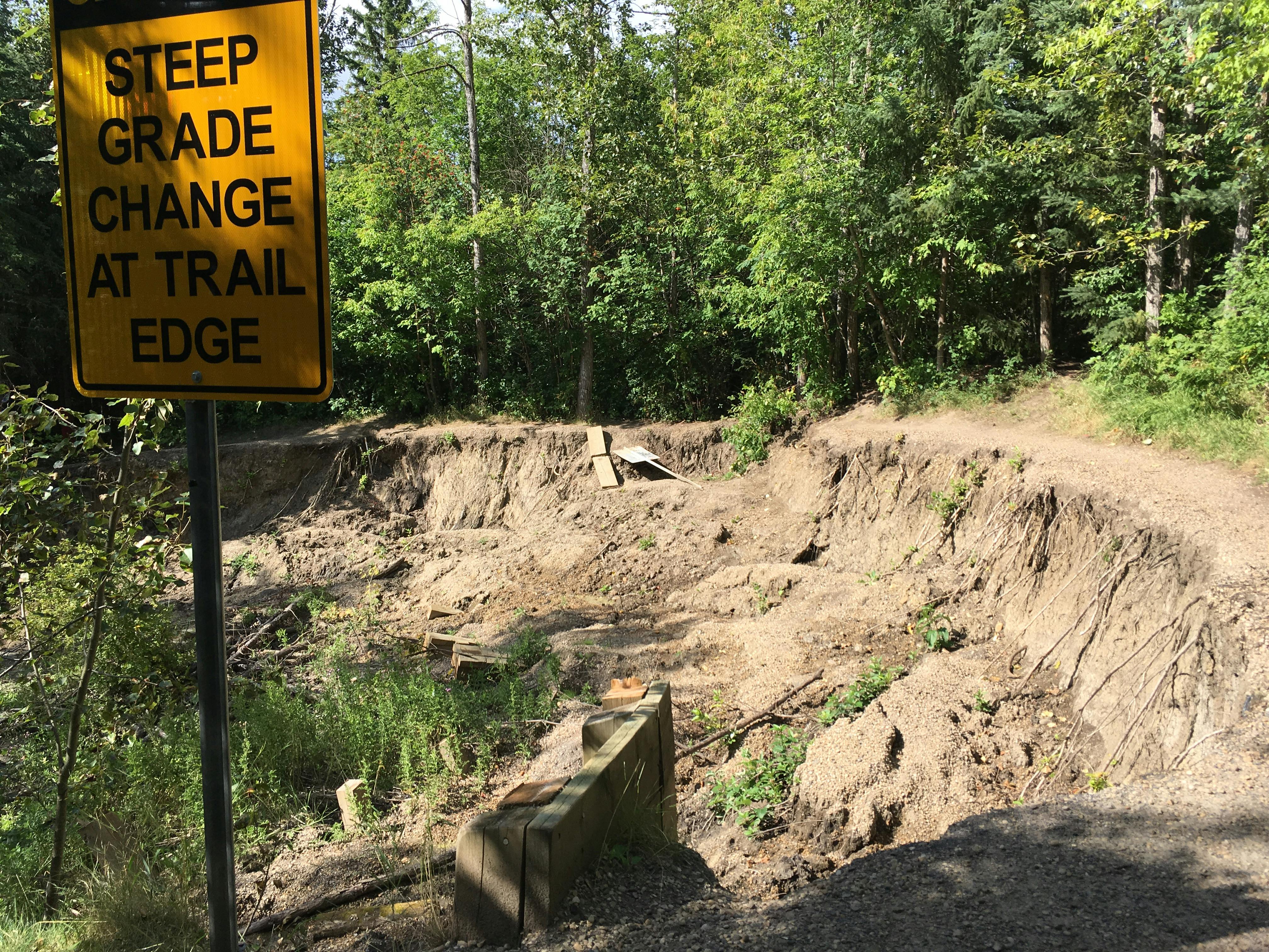 Mill Creek Lower Trail Failure
