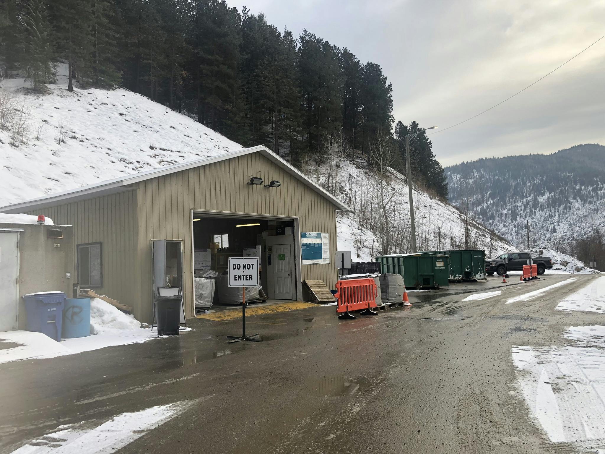 The paint plus depot has been demolished (February)