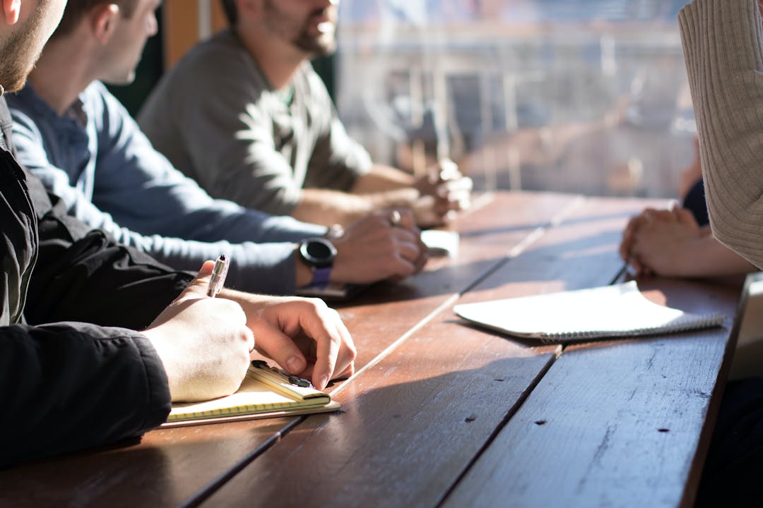 discussions at the table