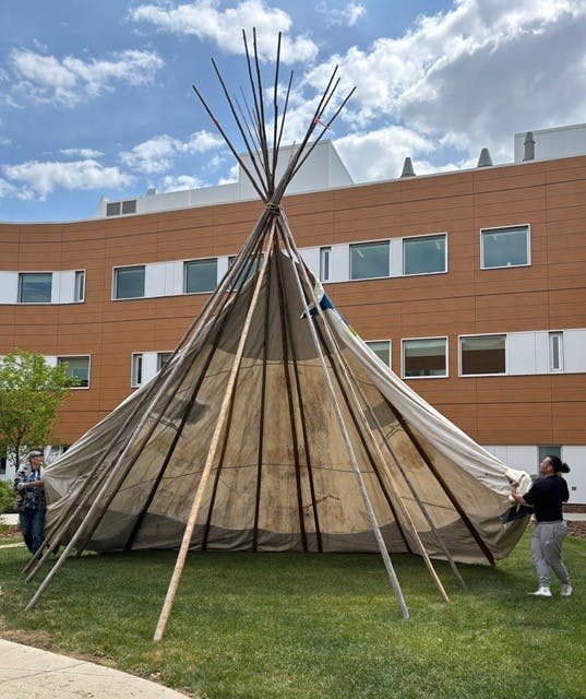 GPRH Tipi Raising