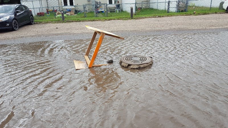 Parking Lot Flooding