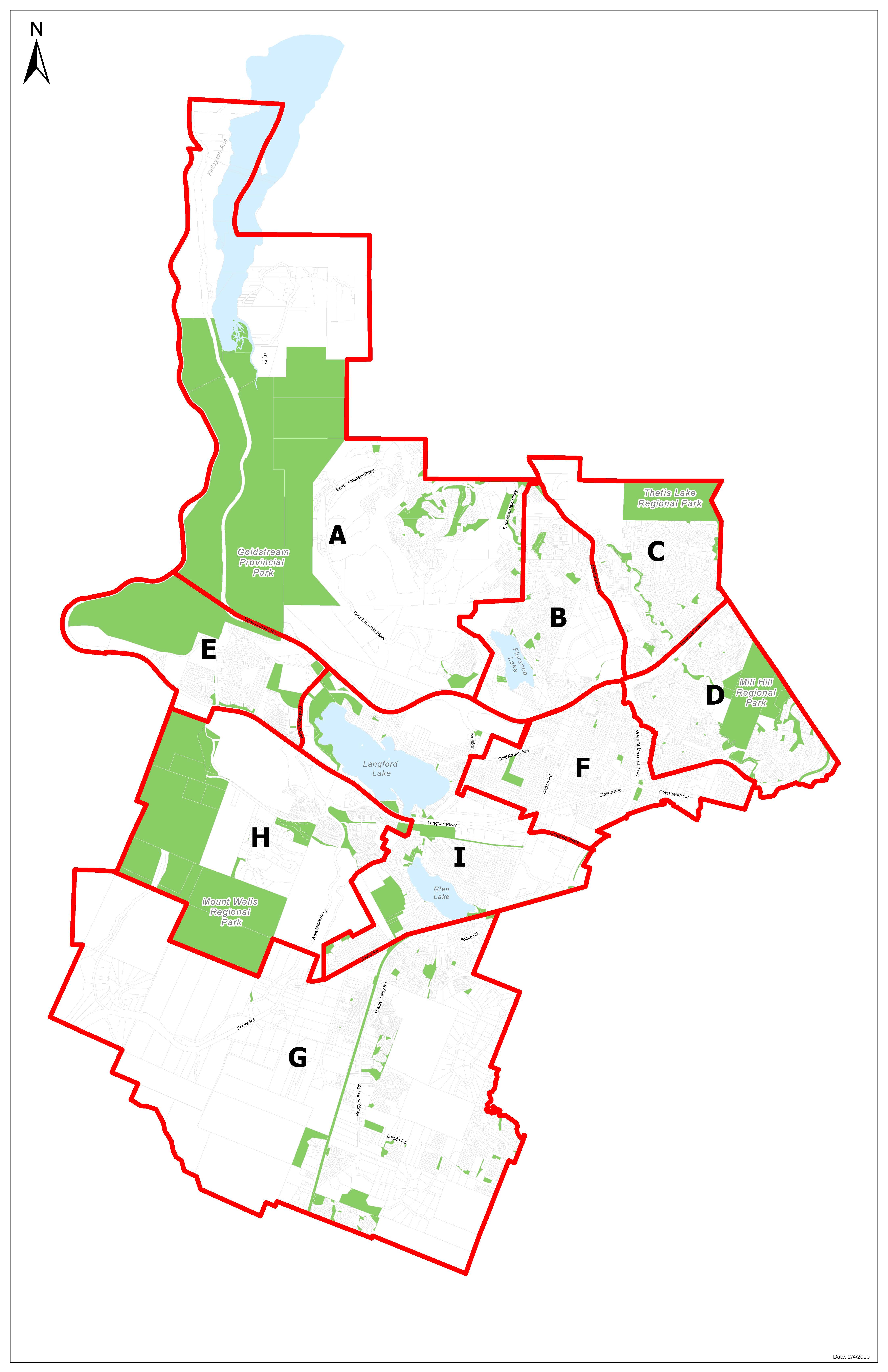 Langford neighbourhoods