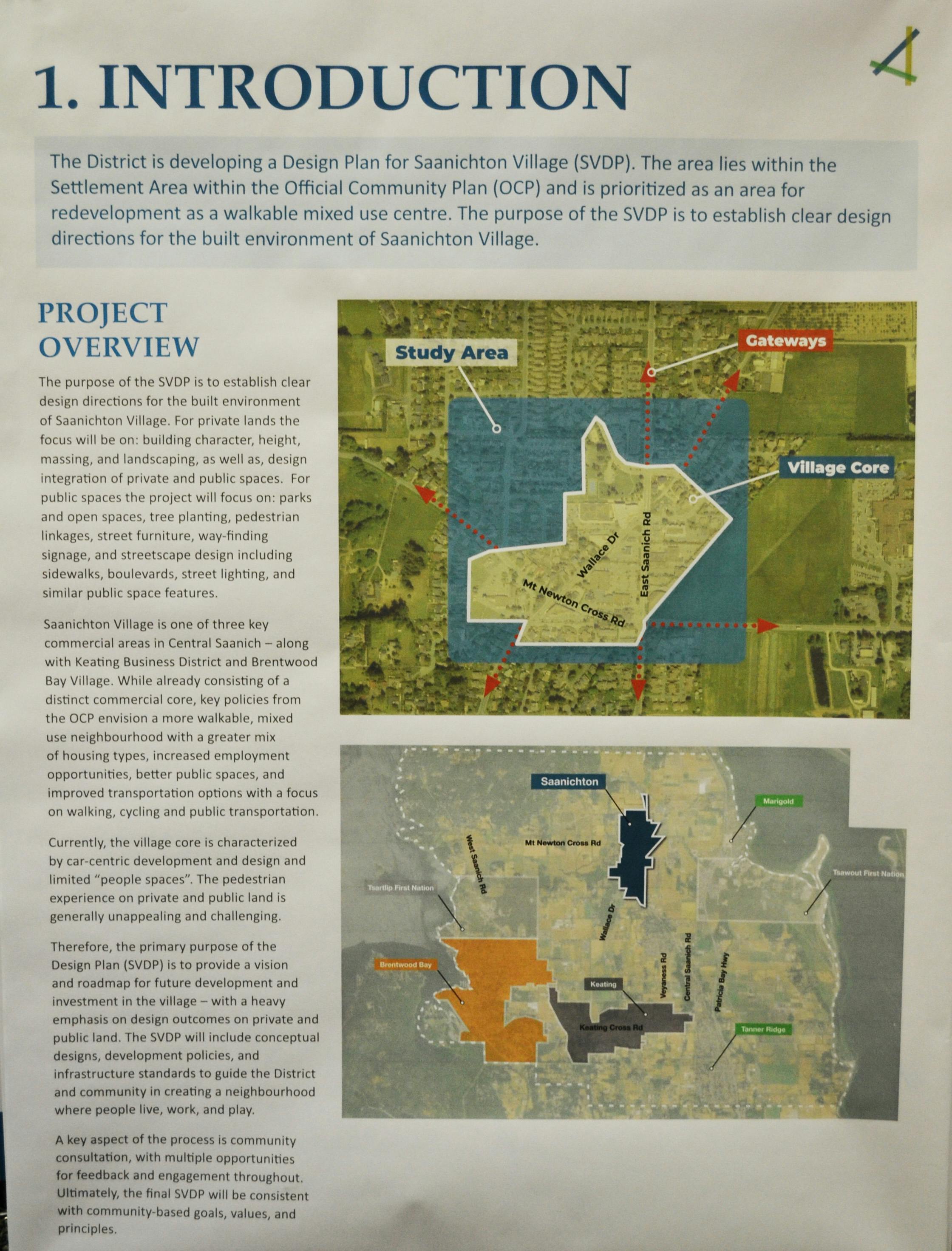 Saanichton Village Design Plan Ideas Fair Sept 14 2019