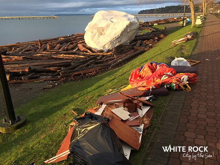 West Beach - White Rock - Promenade before