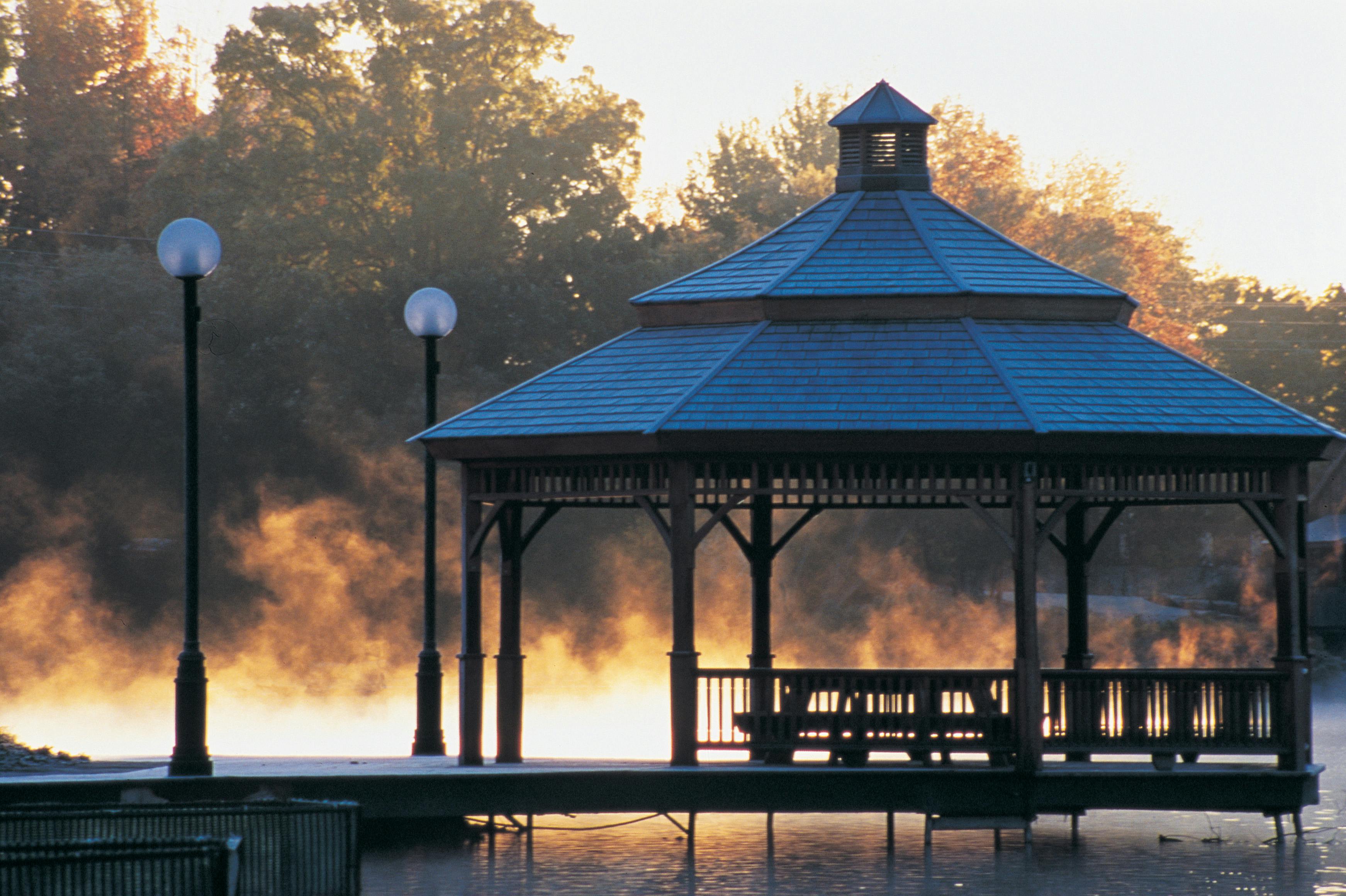 Gazebo In Mist