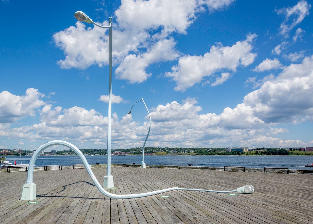 Public Art - downtown Halifax lamps