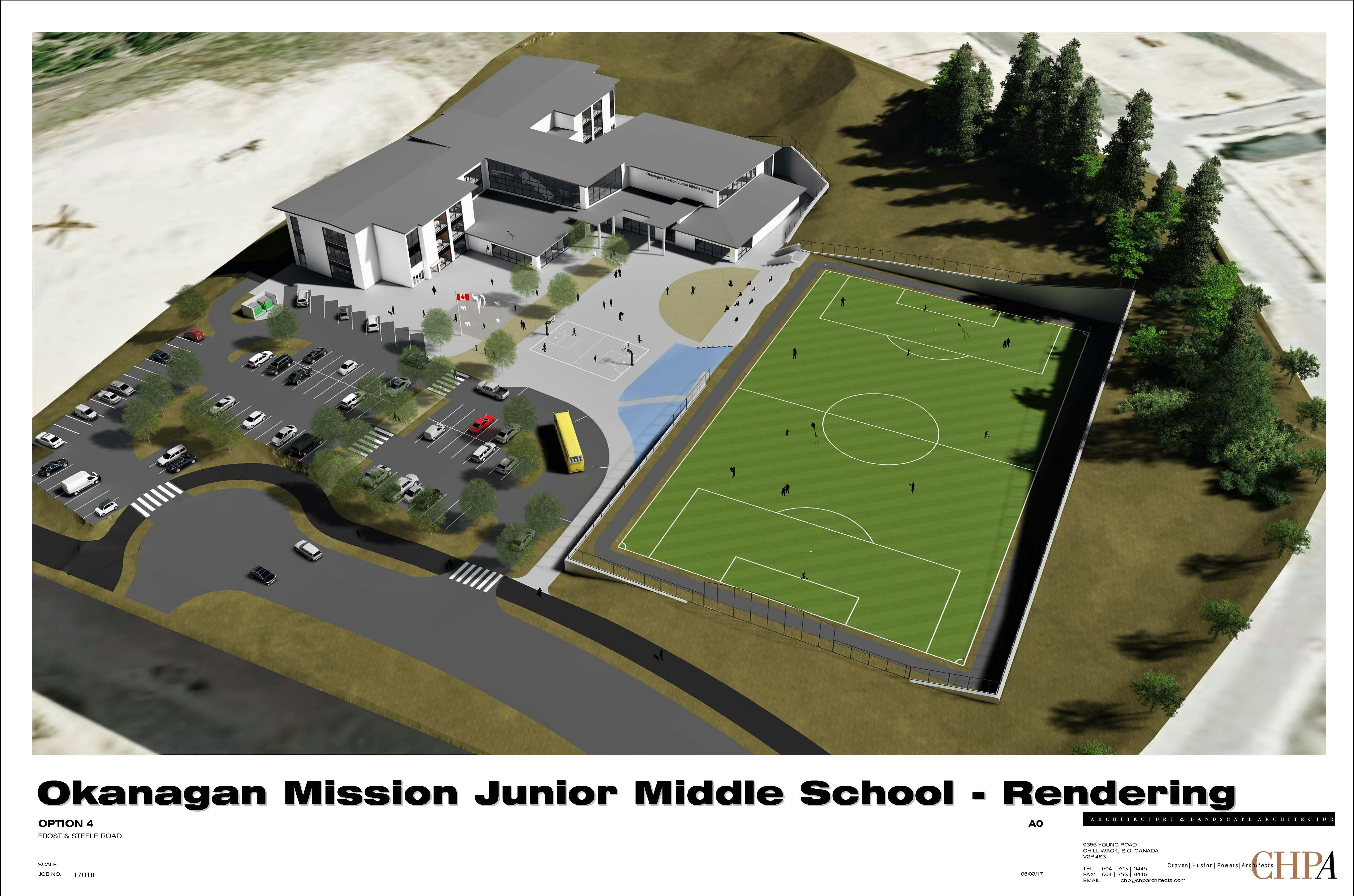 Okanagan Mission Junior Middle School Rendering