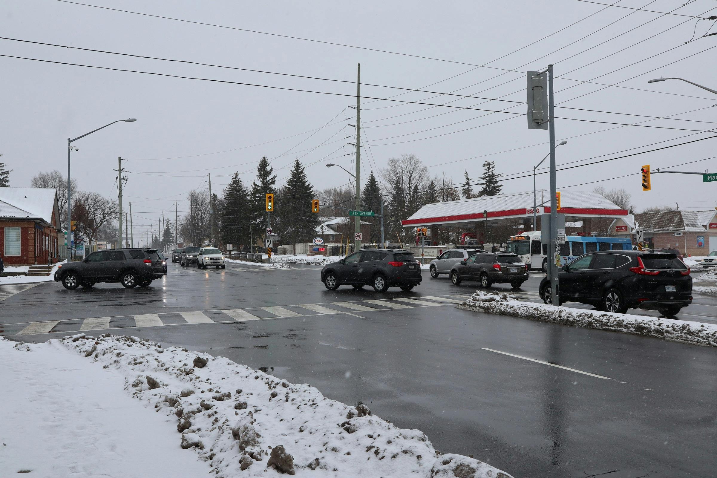 Markham Road looking south at 16th Avenue