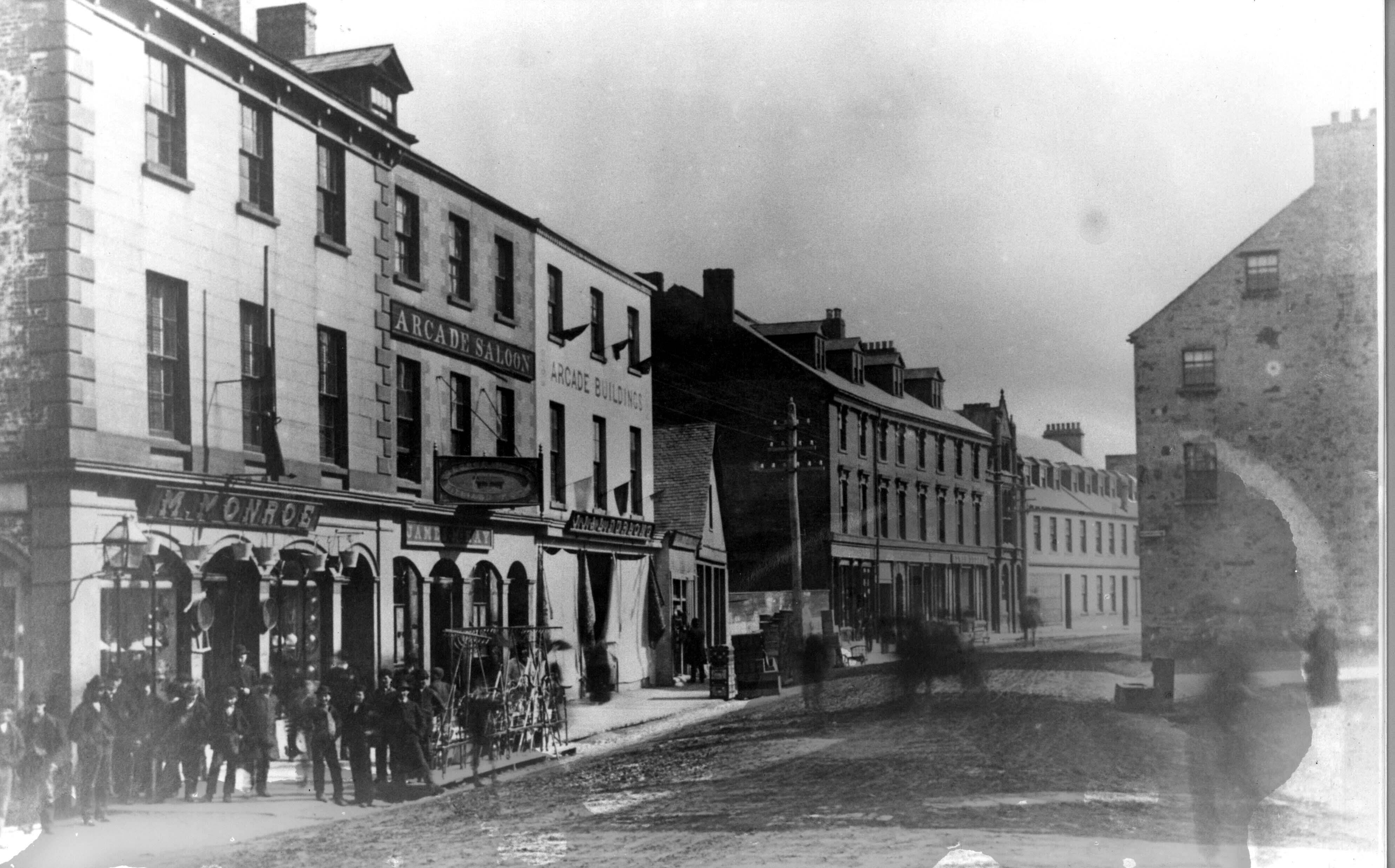 1880's: Water Street west looking west from the Arcade building