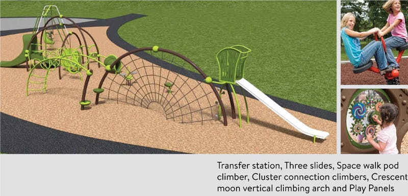West Park - Proposed Playground Equipment - Option 2