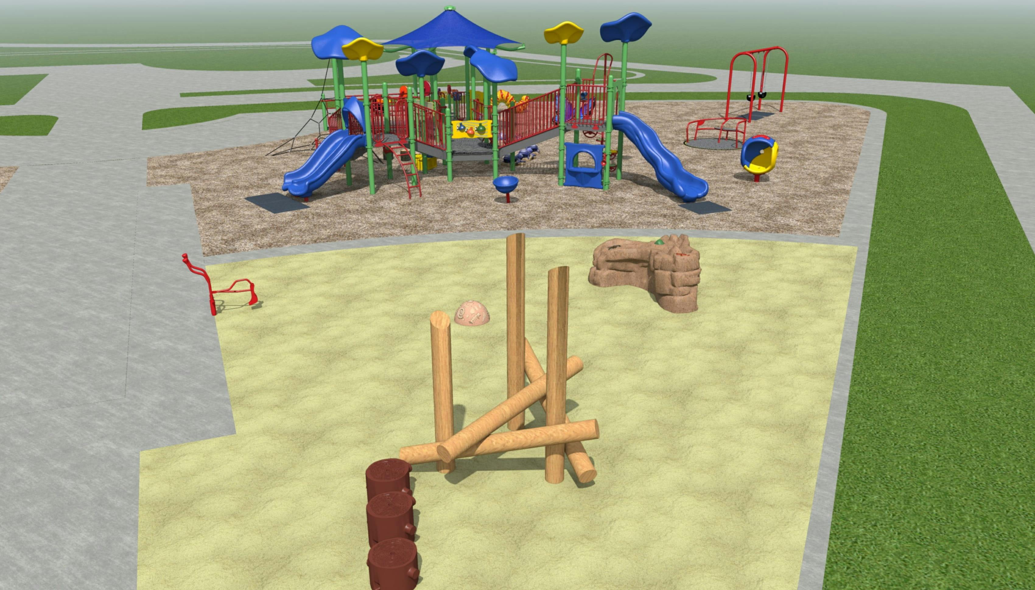 Playground C: Sand Play Area