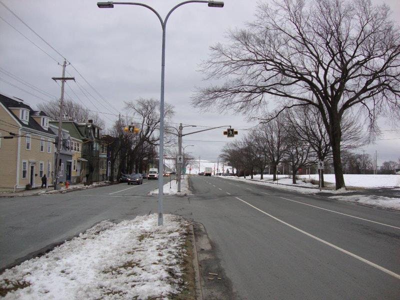 Current North Park Street at Cornwallis