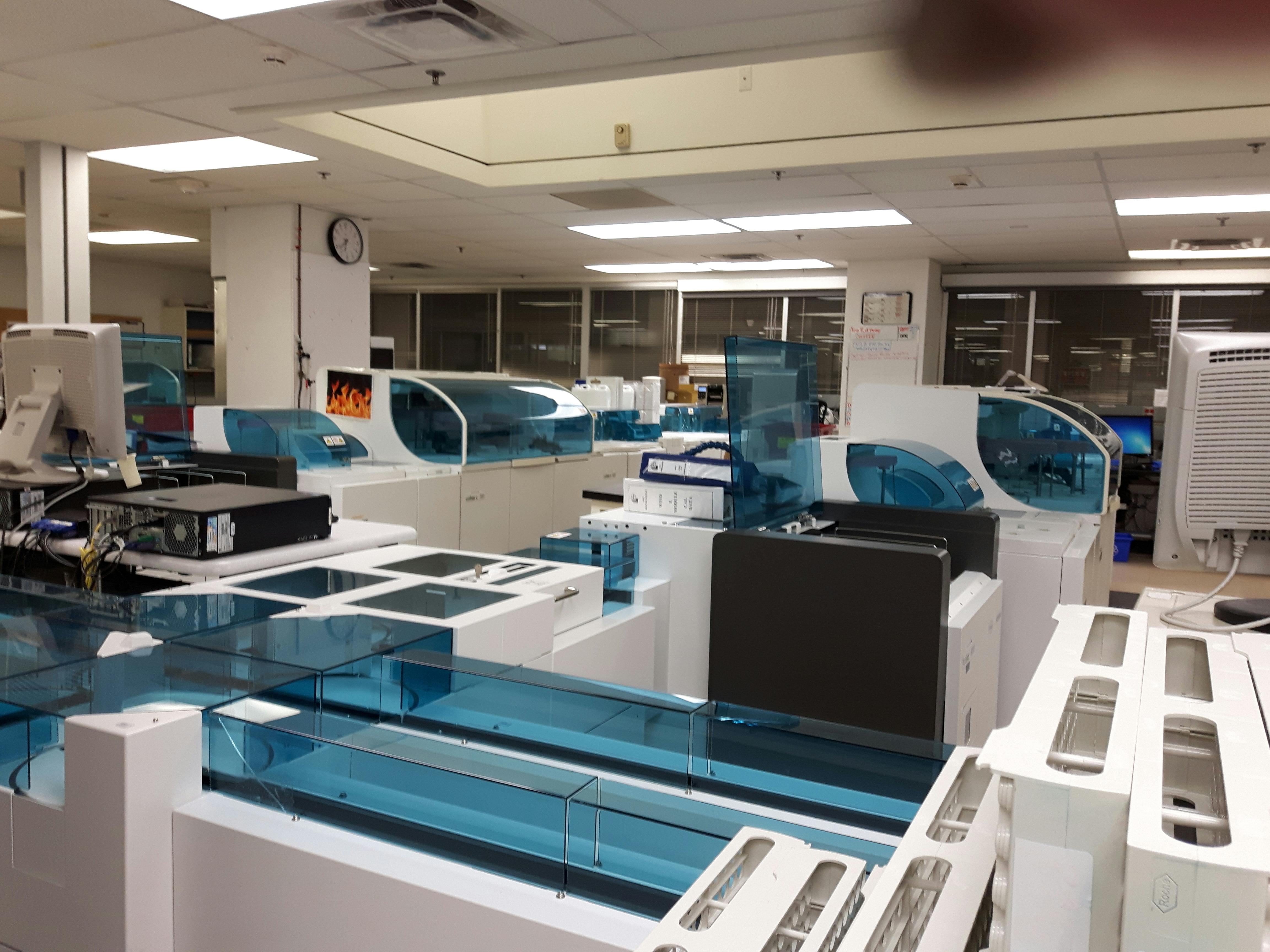 Automated lab equipment generates large numbers of common test results
