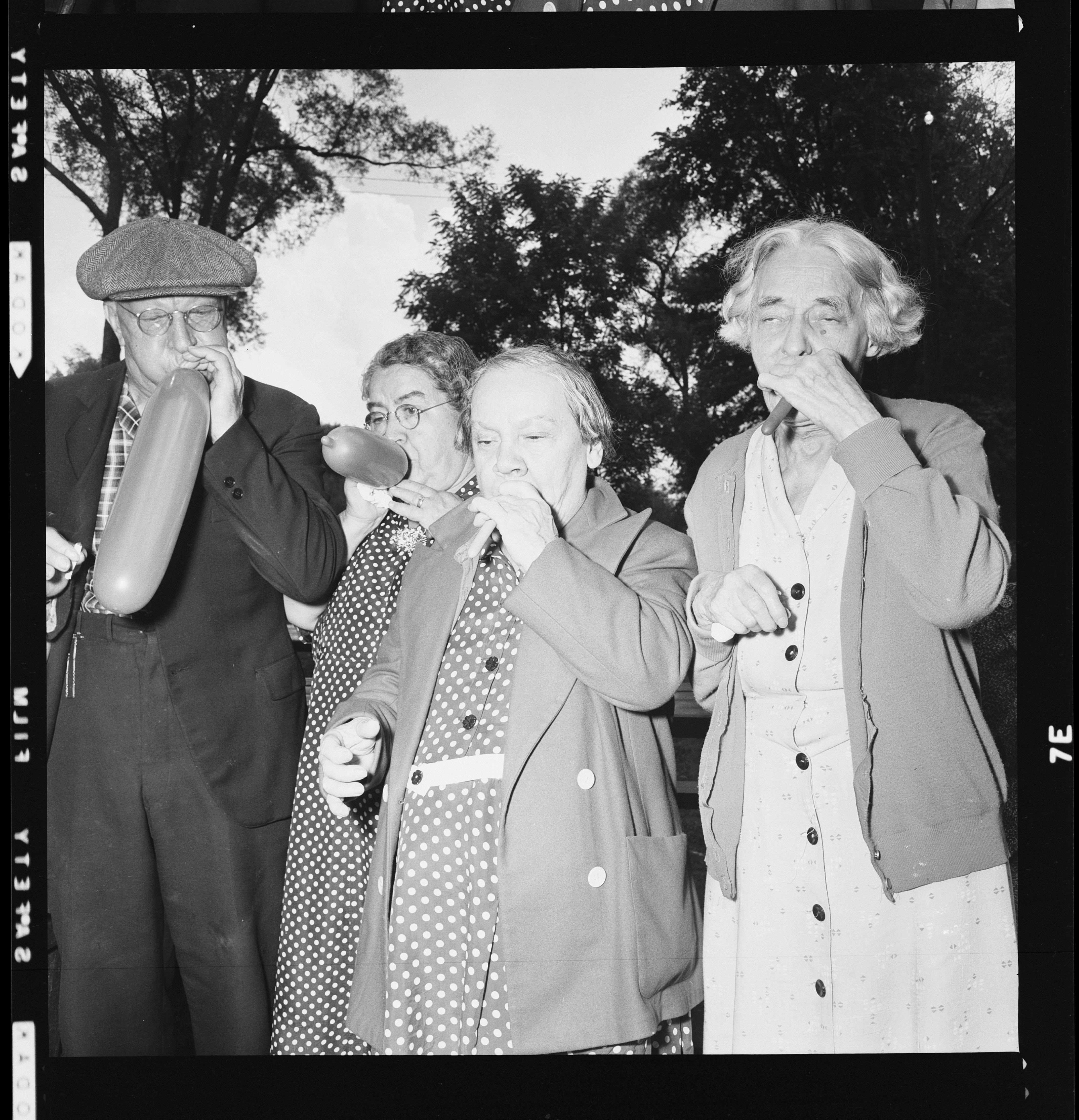 Residents at Sunnyside Home for the Aged -  1950s