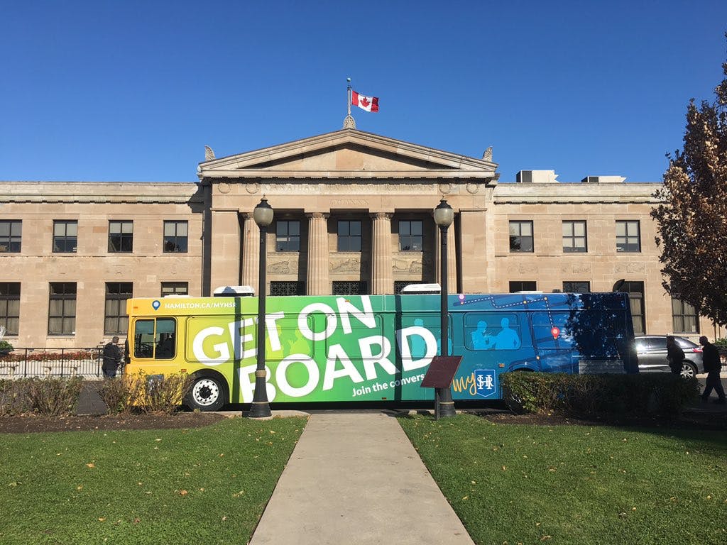 HSR Consultation Bus @ Liuna Station