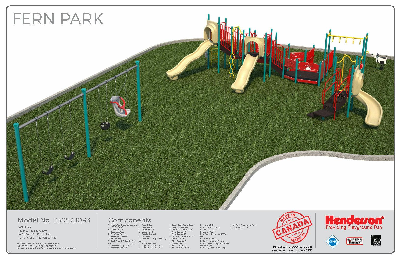 Fern Park Playground Rendering