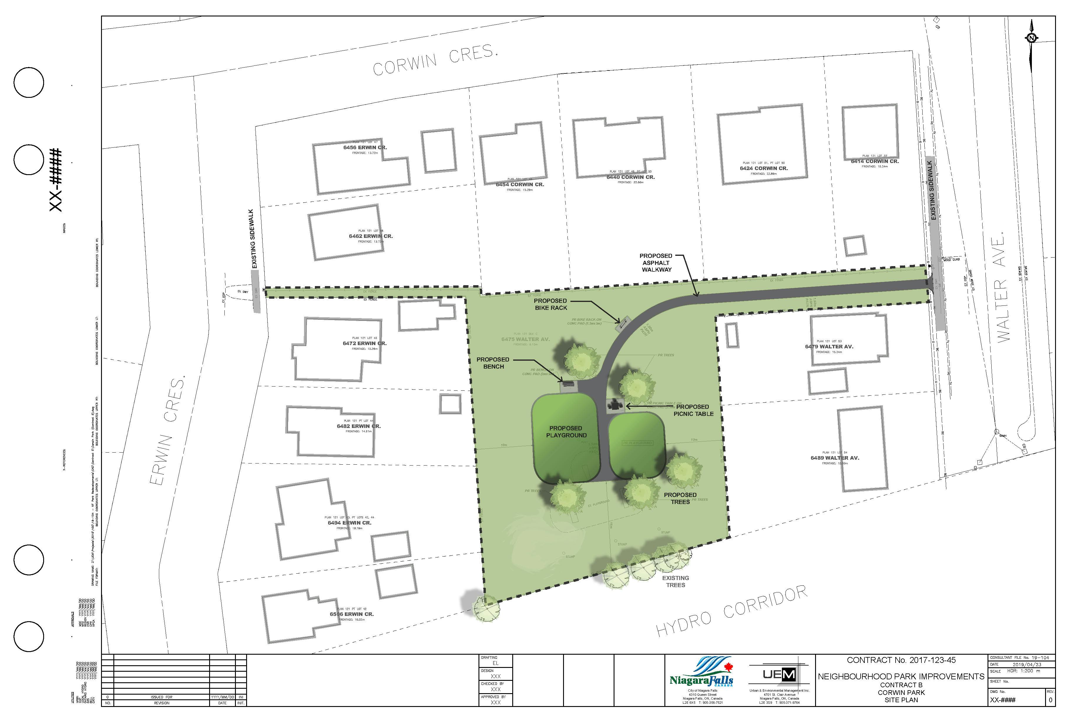 Corwin Park Playground Rendering