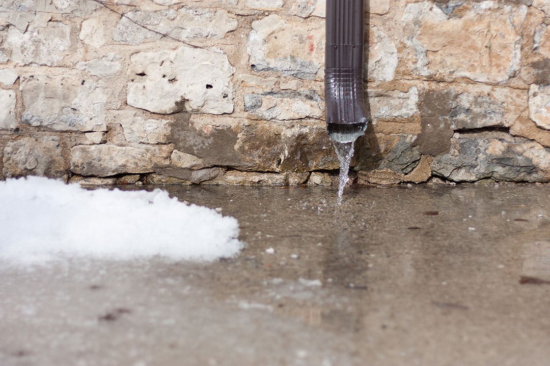 Prevent Ice By Redirecting Downspouts