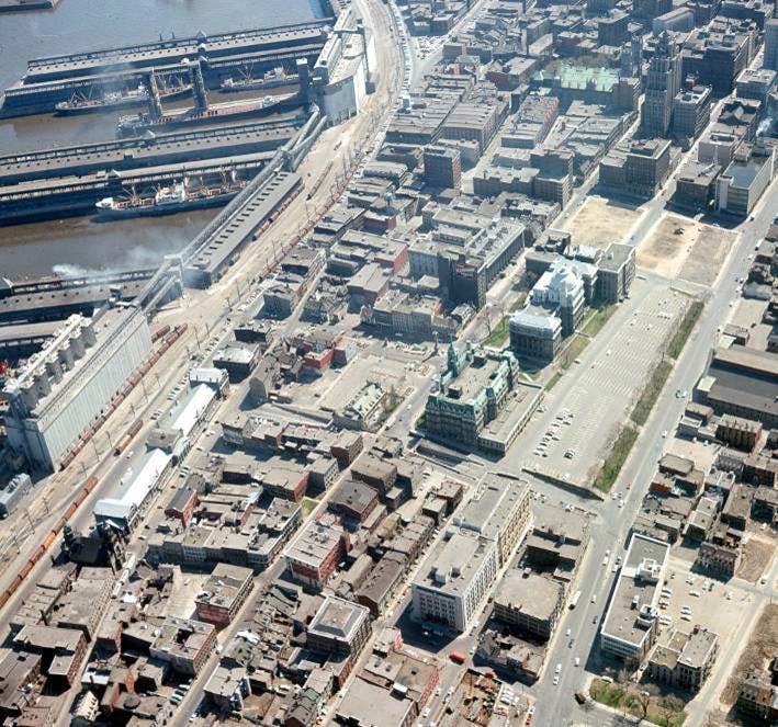 Le quartier en 1962 - Ville de Montréal