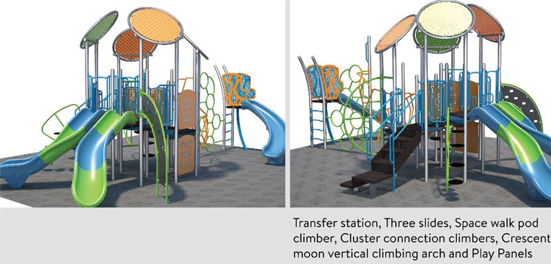 West Park - Proposed Playground Equipment - Option 3
