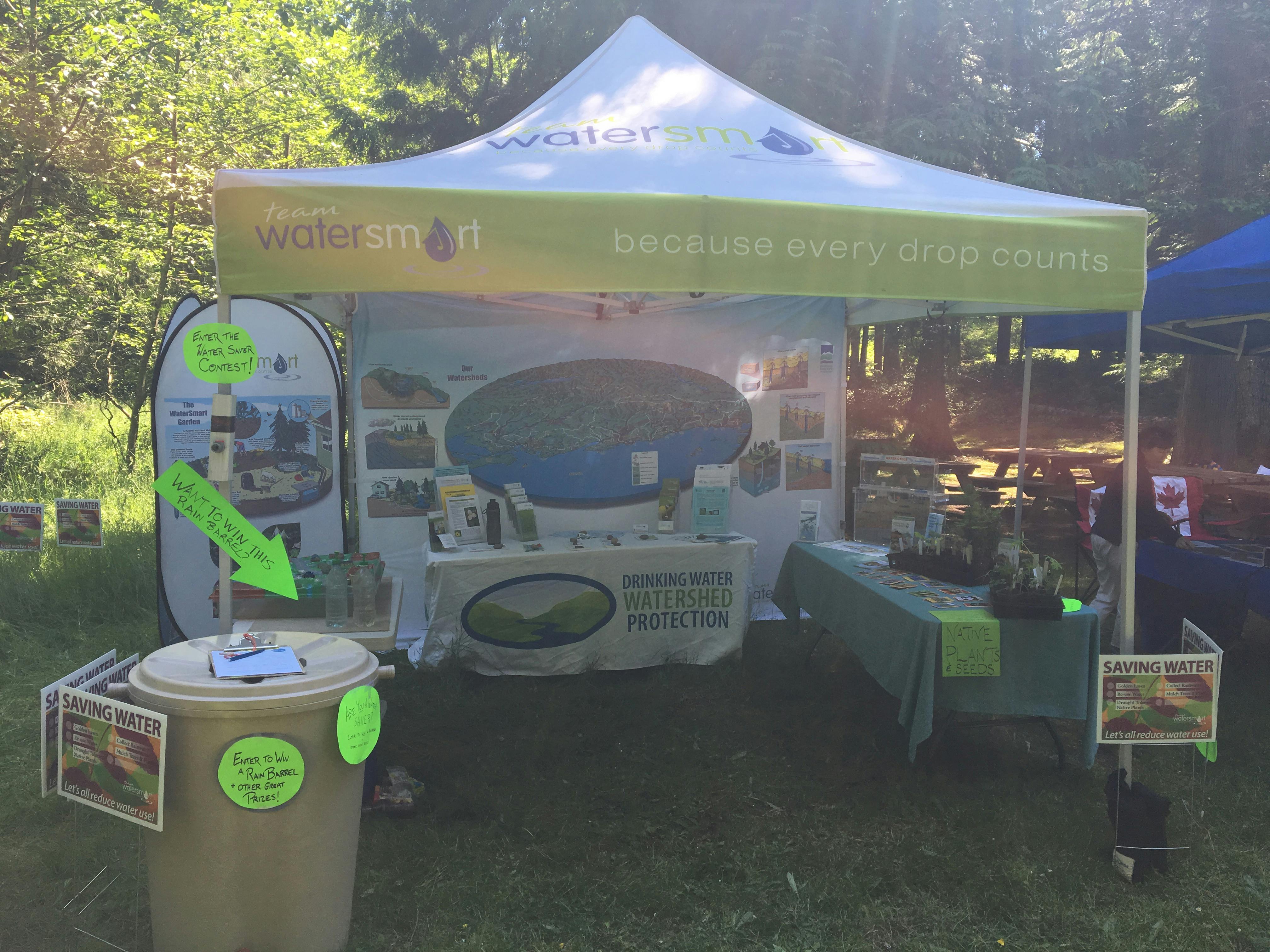 Drop by the Team WaterSmart booth at community events throughout the Spring and Summer!