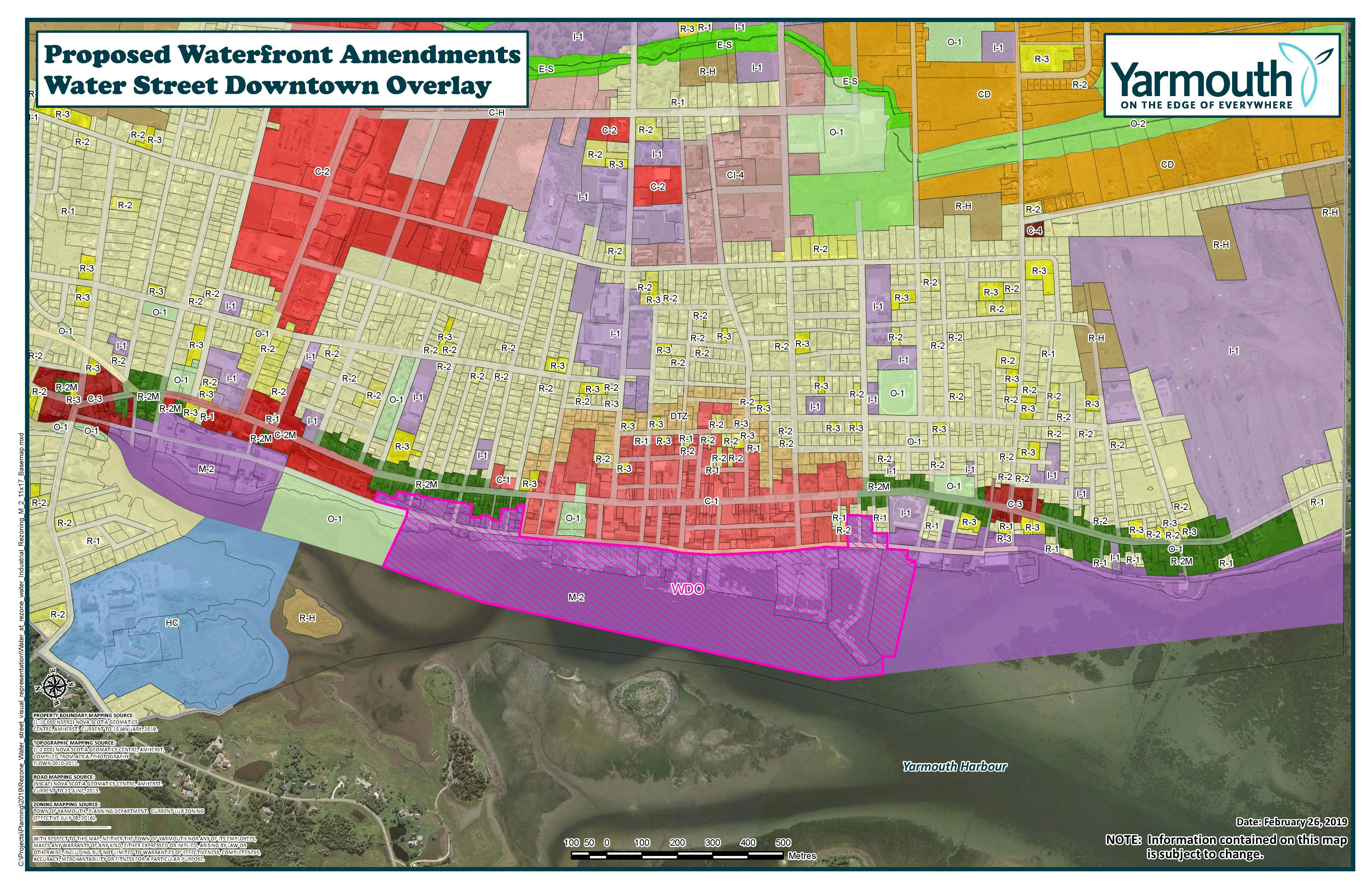 Water St Rezone Water Industrial Rezoning 11x17 Water St Downtown Overlay Map4 Redo Feb26