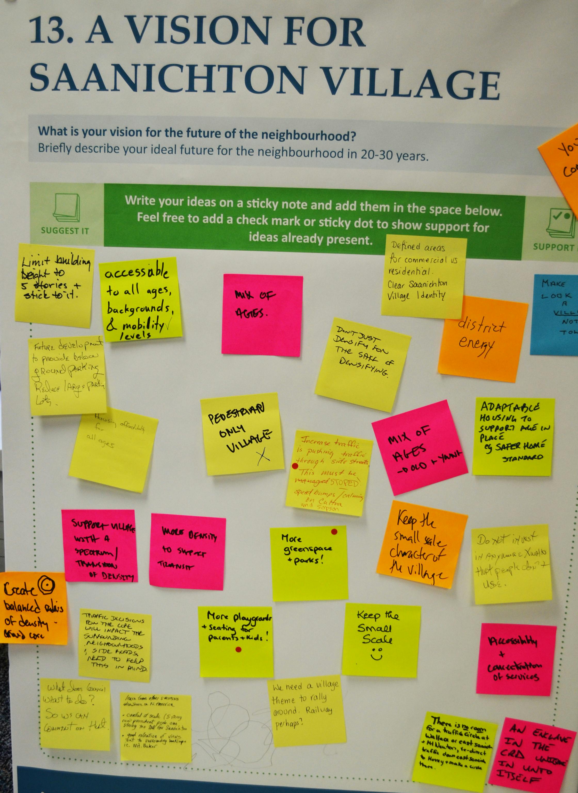 Saanichton Village Design Plan Ideas Fair Sept 14 2019