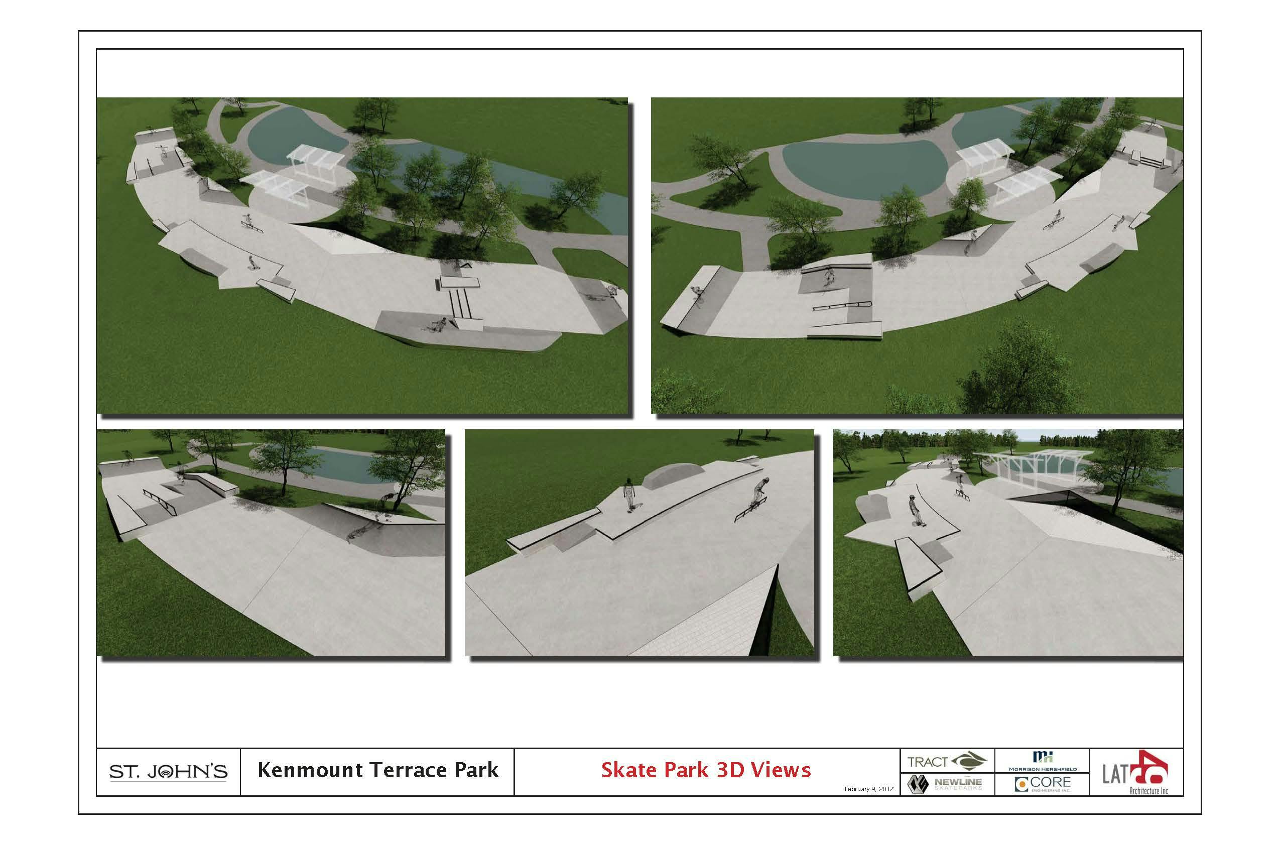 Skate Park 3-D views