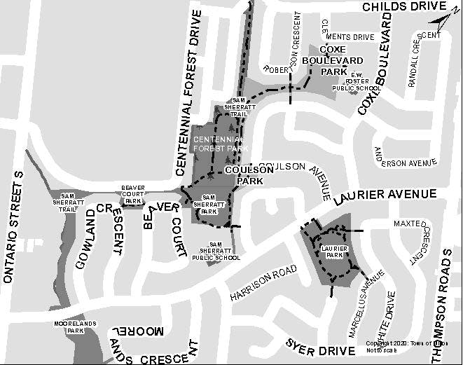 Site Map and Location of the Park