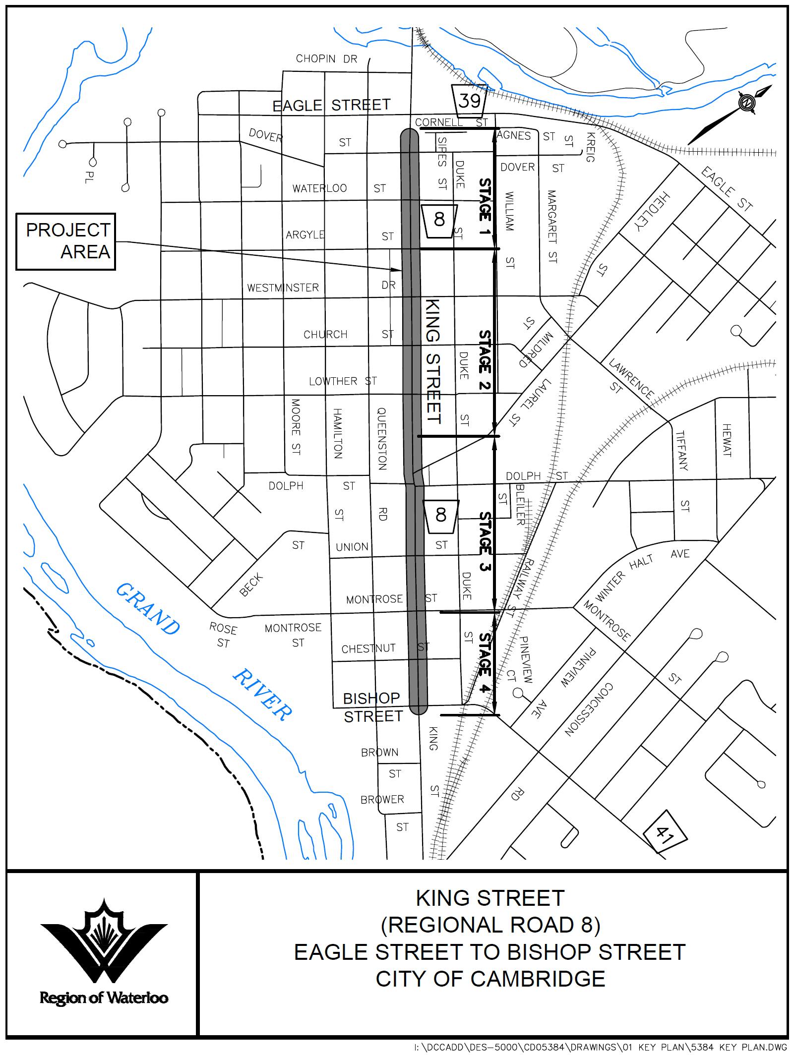 King St Key Plan