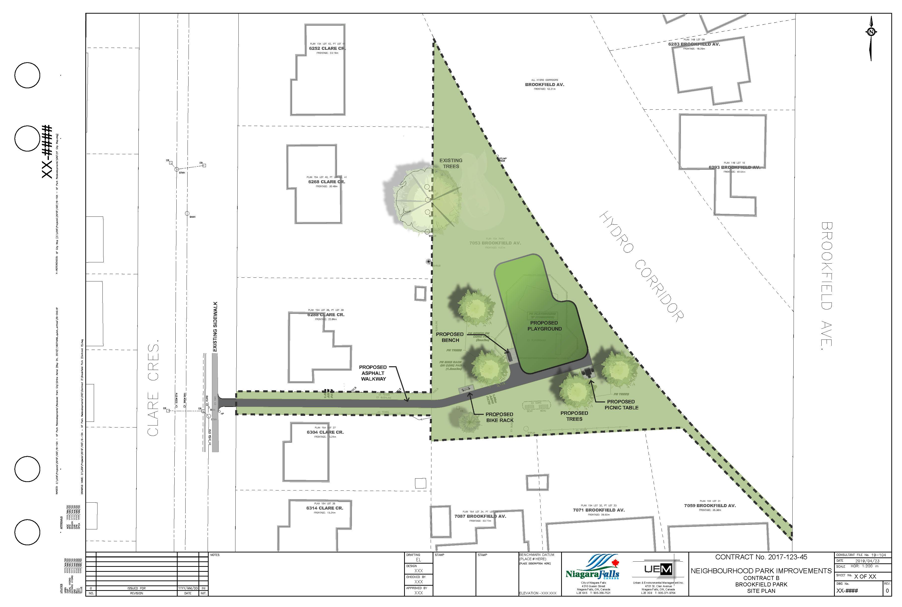 Brookfield Park Playground Rendering