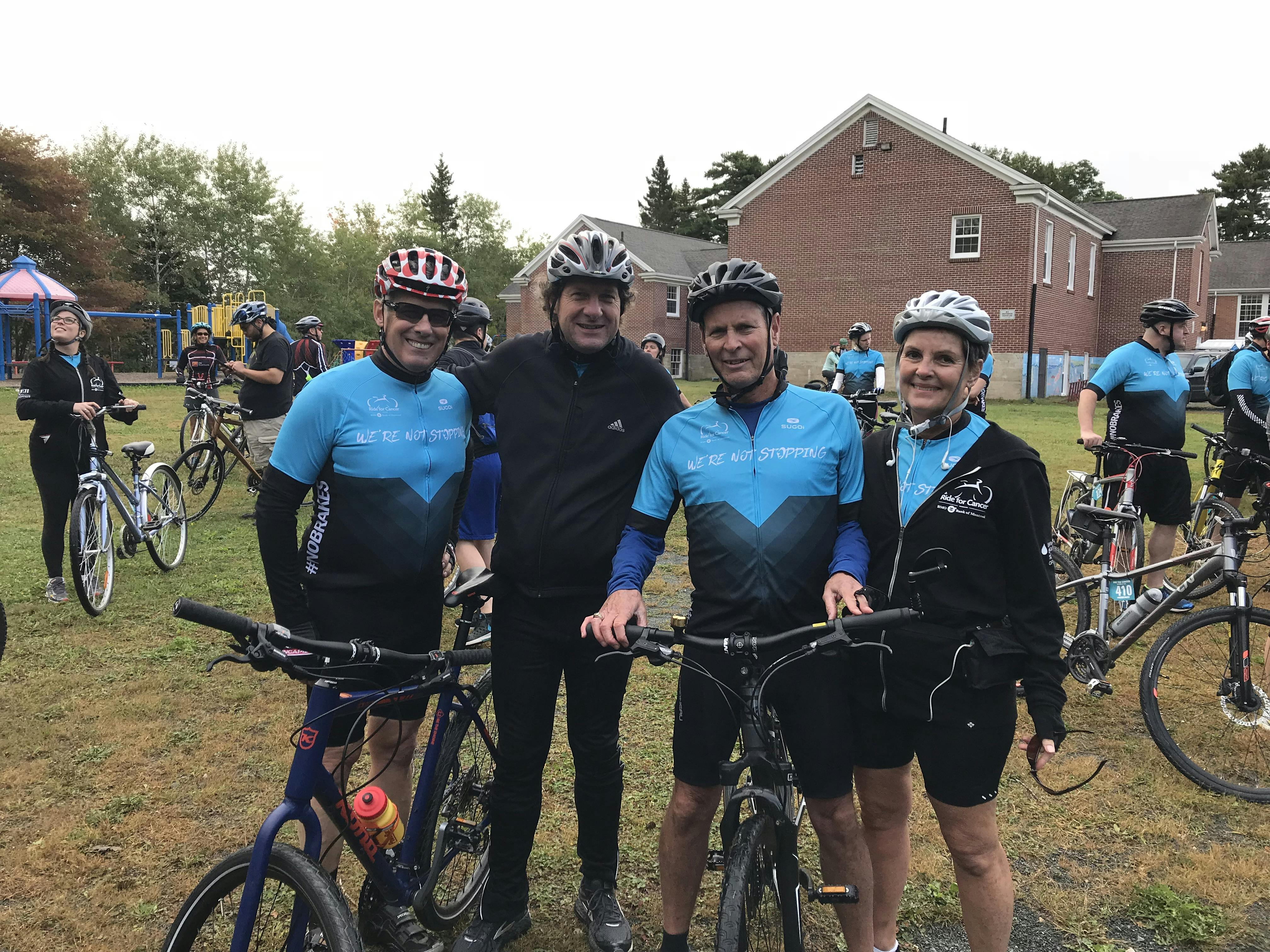 Transportation & Public Works supporting the Ride for Cancer, September 2018
