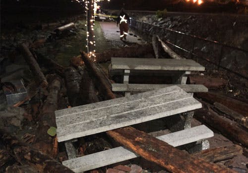 White Rock Pier and Waterfront Storm Restoration